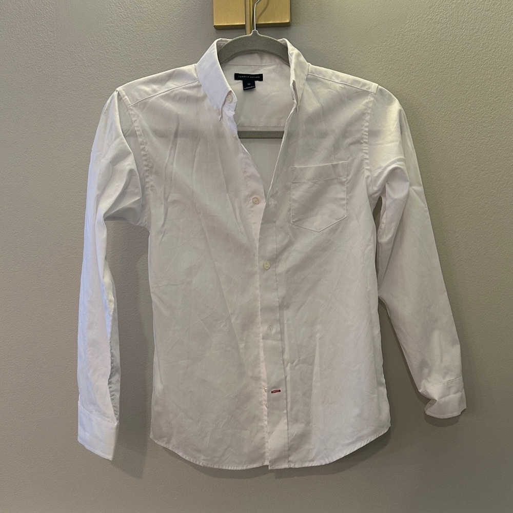 Tommy Hilfiger Youth 12 White Button Down Shirt